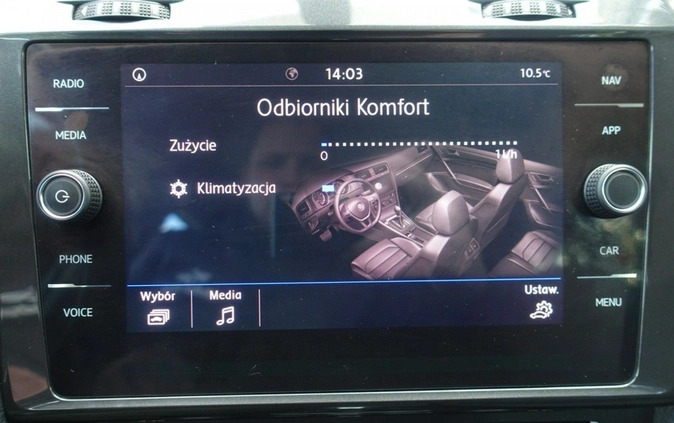 Volkswagen Golf cena 47900 przebieg: 189915, rok produkcji 2018 z Połaniec małe 562